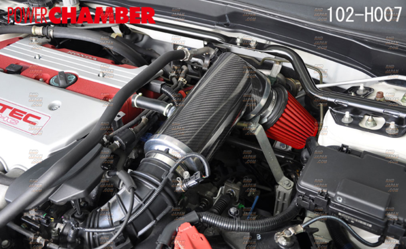 ZERO-1000 Power Chamber Air Intake System Type 2 Super Red - DC5